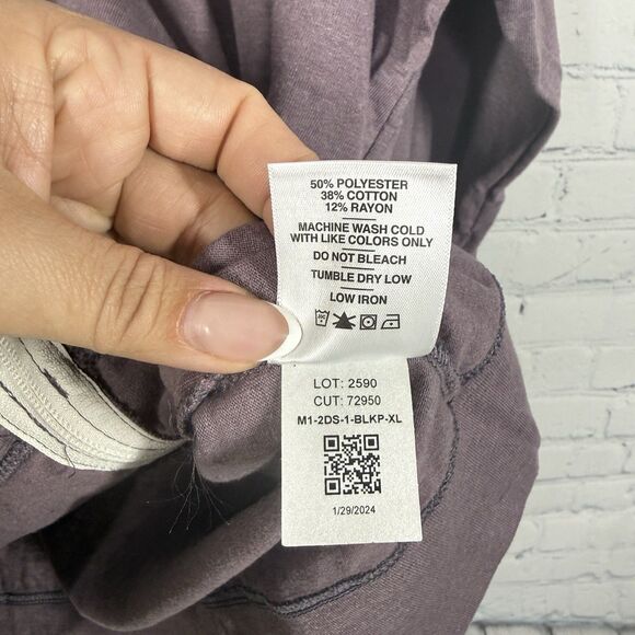 American Giant Full Zip Hoodie Women XL All Year Around Lavender Run Outdoor - Picture 6 of 12